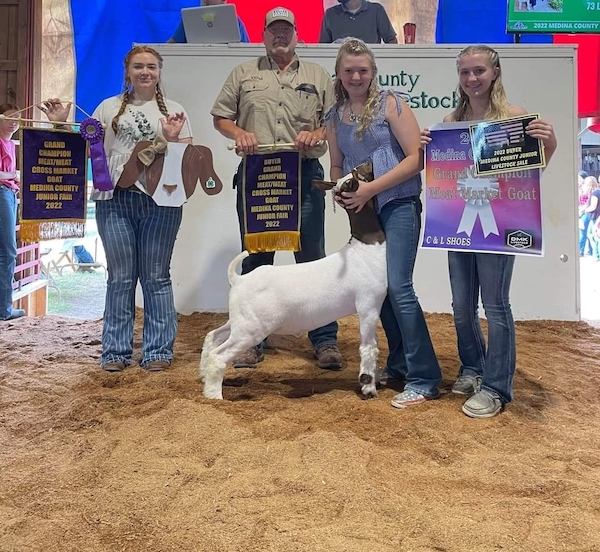 Grand Champion Market Goat, 2022 Medina County Jr. Fair