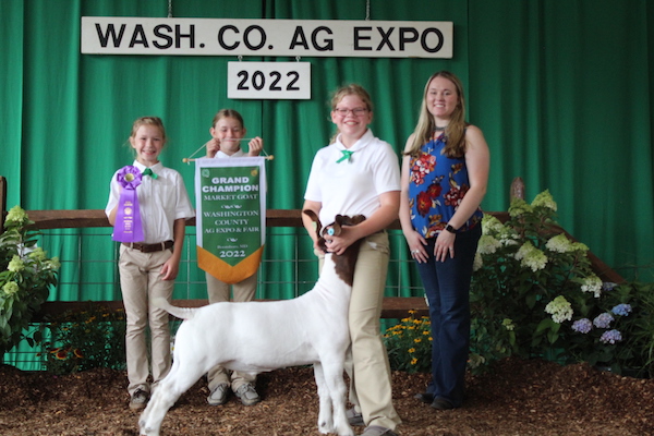Grand Champion Market Goat, 2022 Washington County Ag Expo