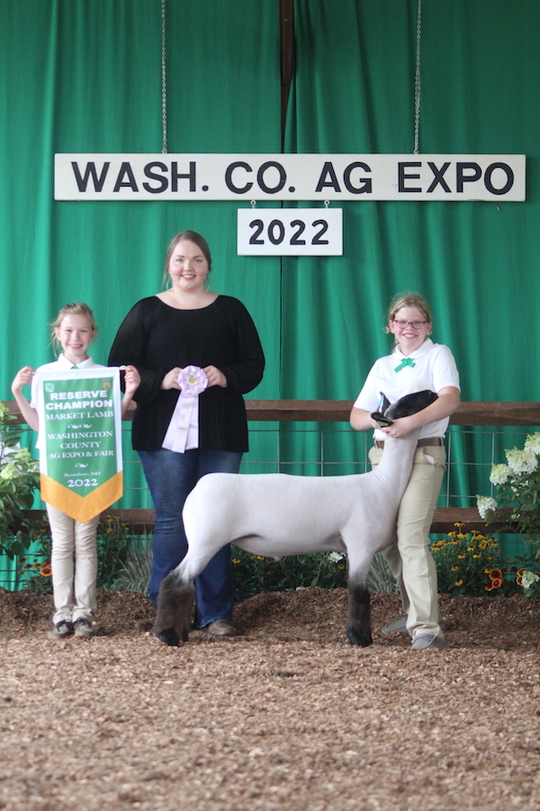 Reserve Grand Champion Market Lamb, 2022 Washington County Ag Expo