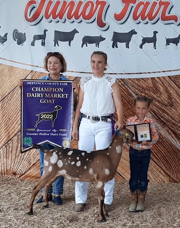 Grand Champion Dairy Market Goat, 2022 Defiance County Fair