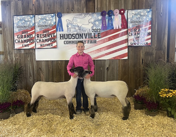 Grand Champion Ewe, 2022 Hudsonville Community Fair