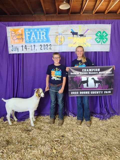 Grand Champion Market Goat, 2022 Boone County Fair