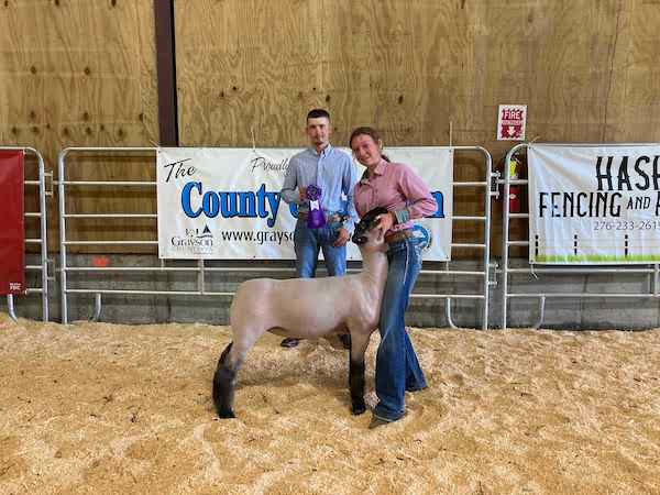 Grand Champion Lamb, 2022 Grayson County Fair
