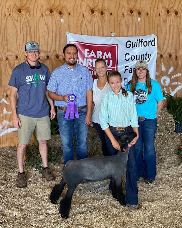 Grand Champion Ewe, 2022 Guilford County 4-H Livestock Show