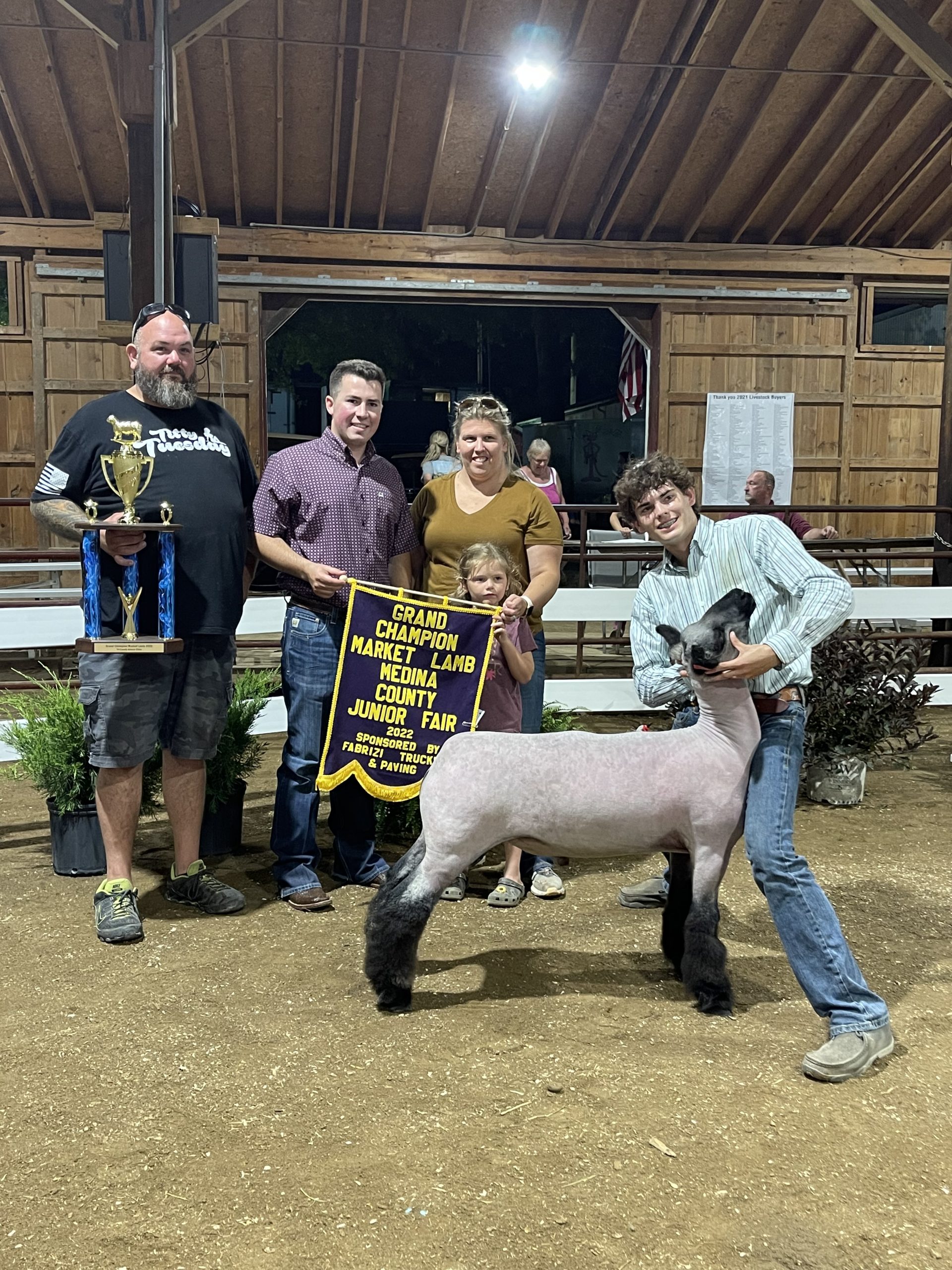 Grand Champion Market Lamb, 2022 Medina County Fair