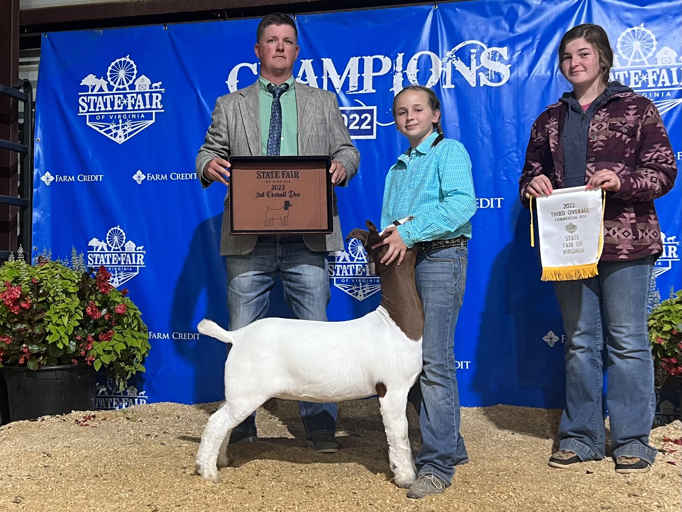 Third Overall Commercial Doe, 2022 State Fair of Virginia