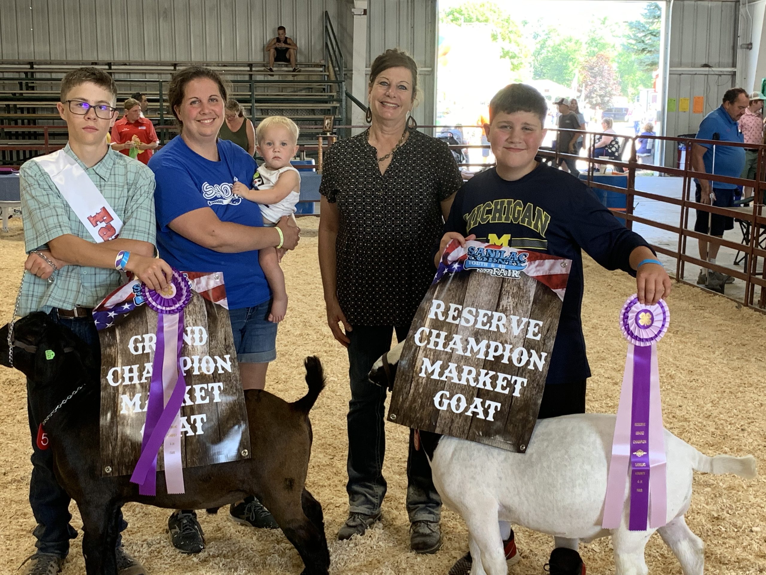 Reserve Grand Champion Market Goat, 2022 Sanilac County Fair