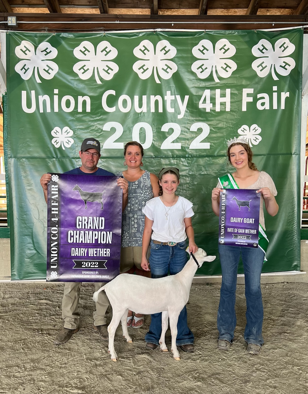 Grand Champion Dairy Wether, 2022 Union County 4H Fair