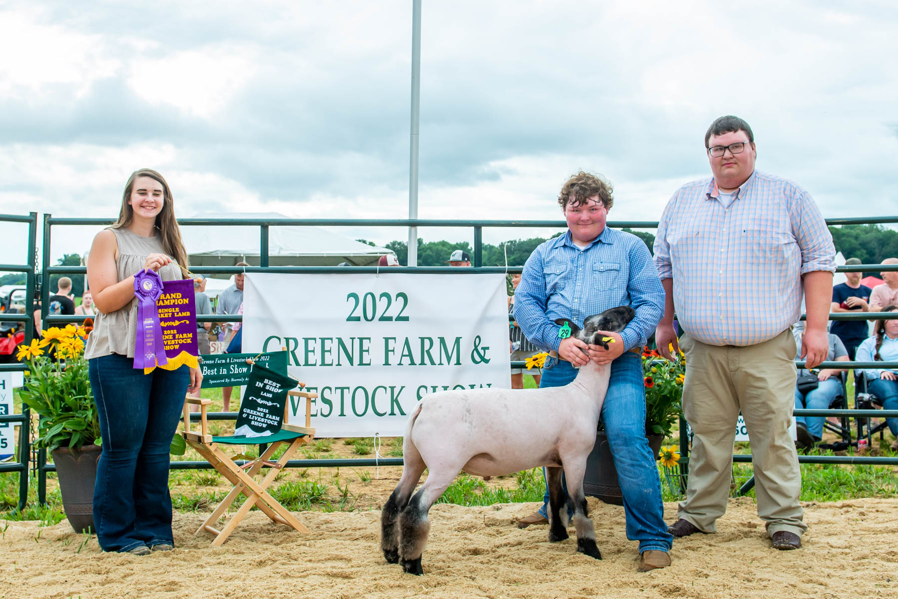 Grand Champion Market Lamb, 2022 Greene Farm & Livestock Show