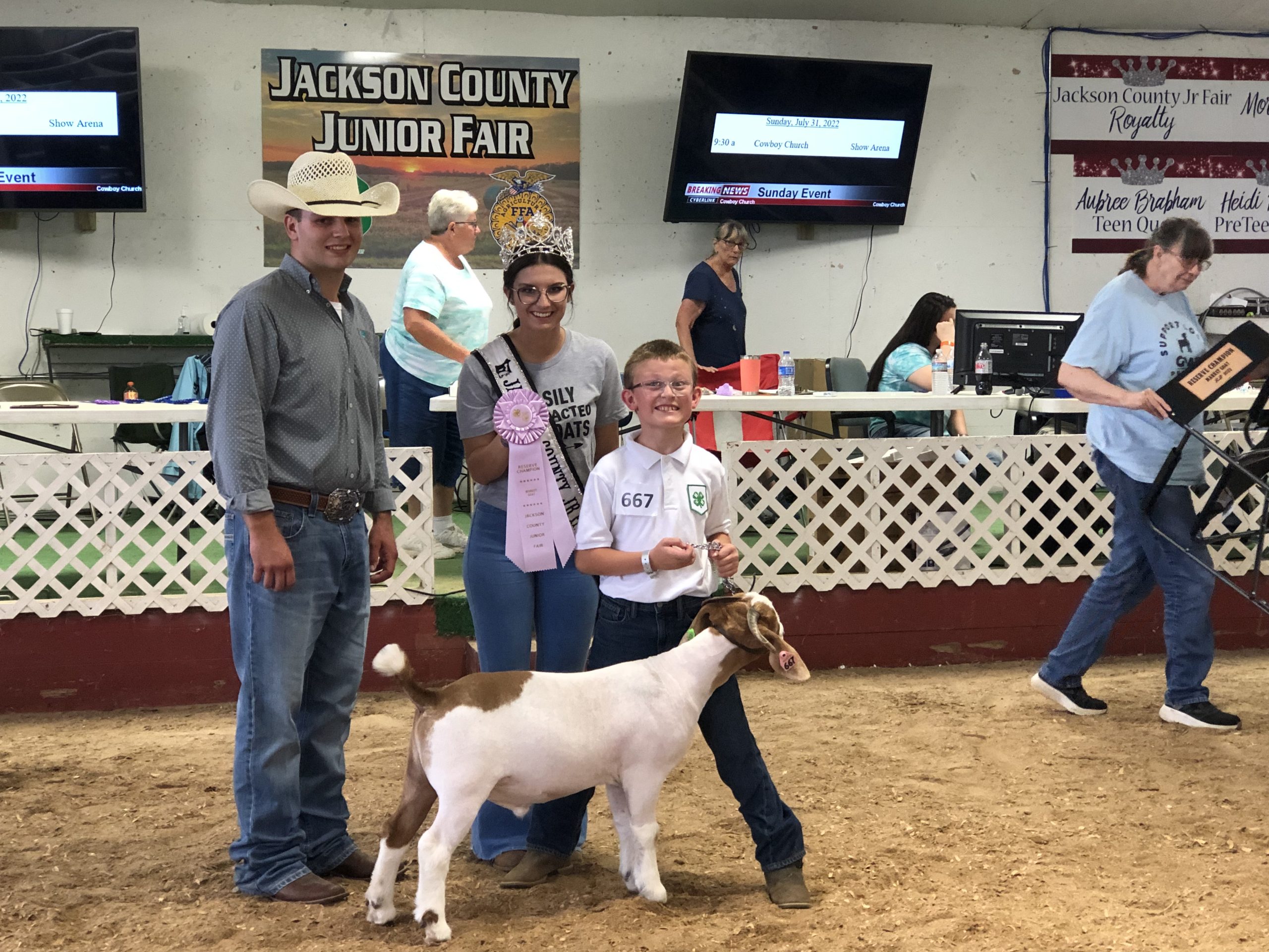 Reserve Grand Champion Goat, 2022 Jackson County Jr. Fair