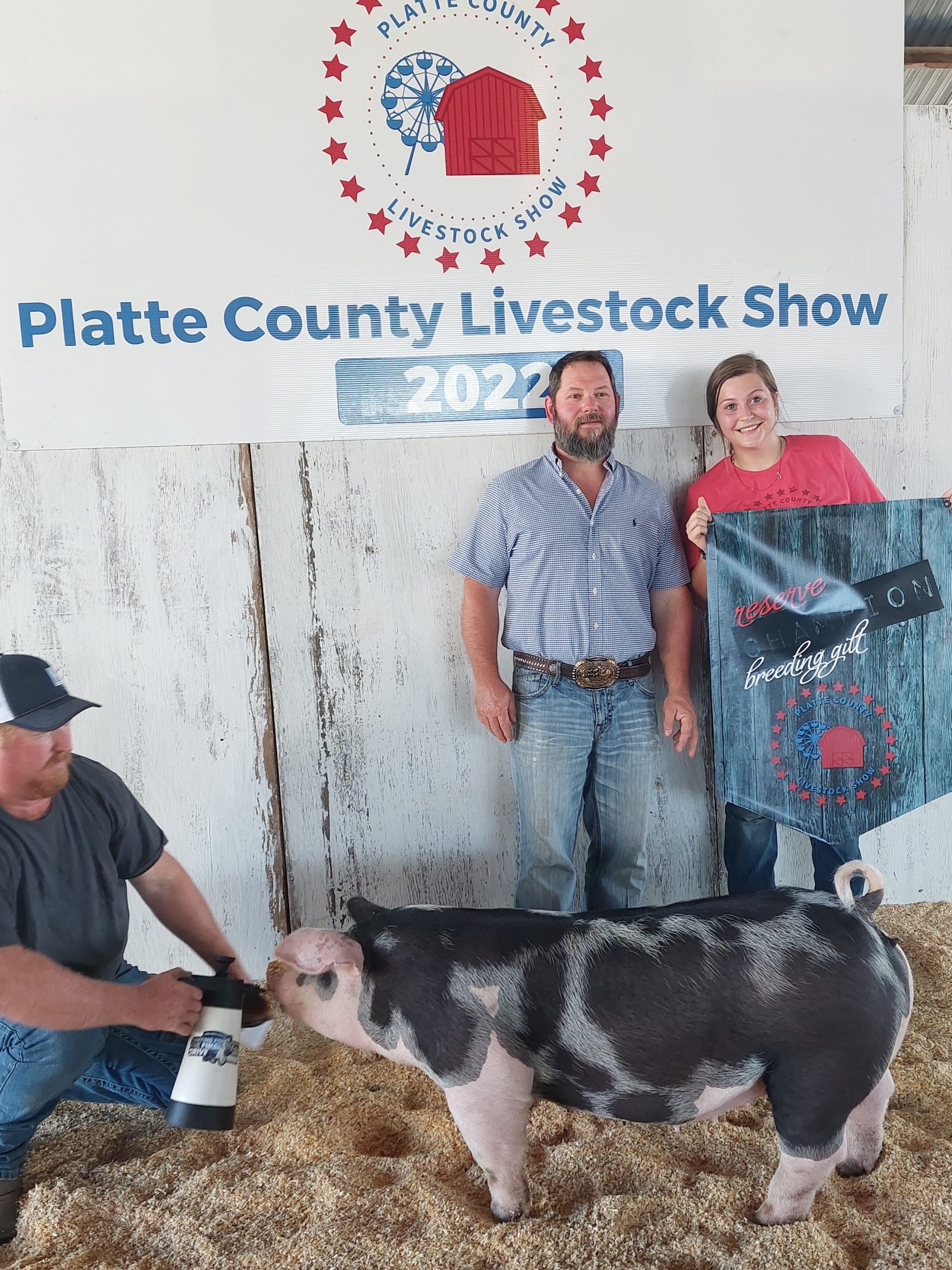 Reserve Grand Champion Breeding Gilt, 2022 Platte County Livestock Show