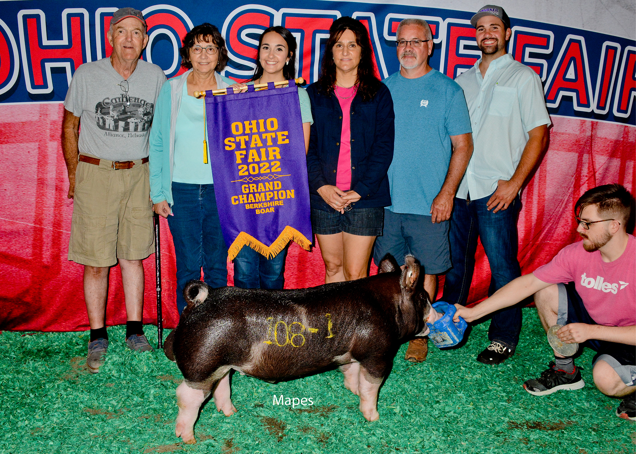 Grand Champion Berkshire Boar, 2022 Ohio State Fair
