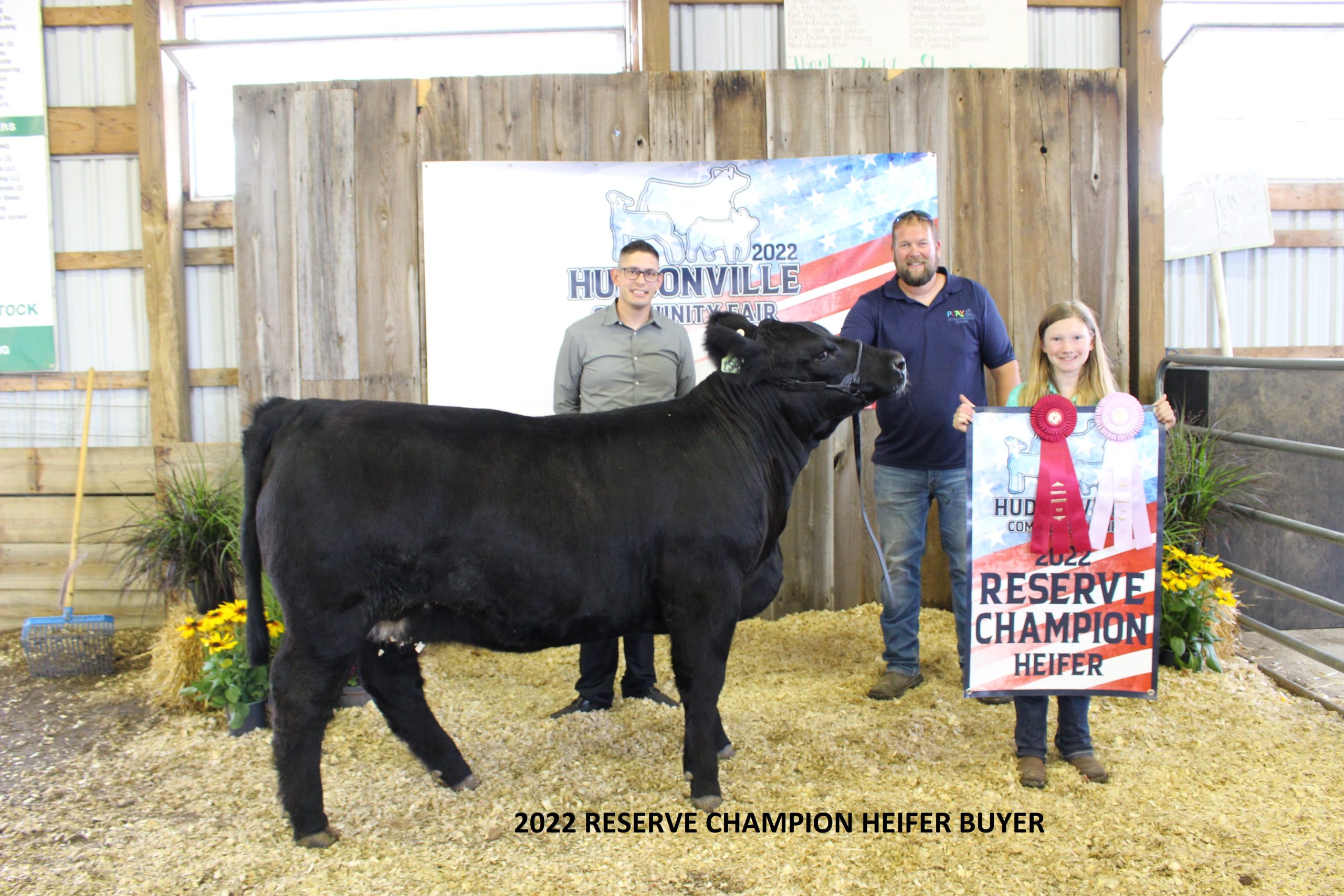 Reserve Champion Market Heifer, 2022 Hudsonville Community Fair