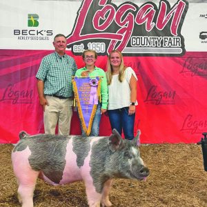 Reserve Grand Champion Hog, 2022 Logan County Fair