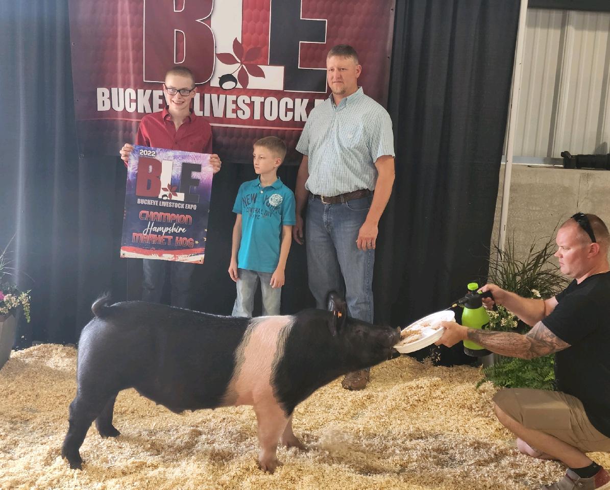 Grand Champion Market Hog, 2022 Buckeye Livestock Expo