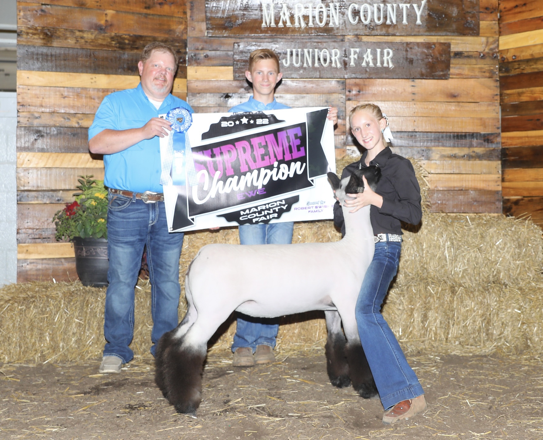 Supreme Champion Ewe, 2022 Marion County Fair