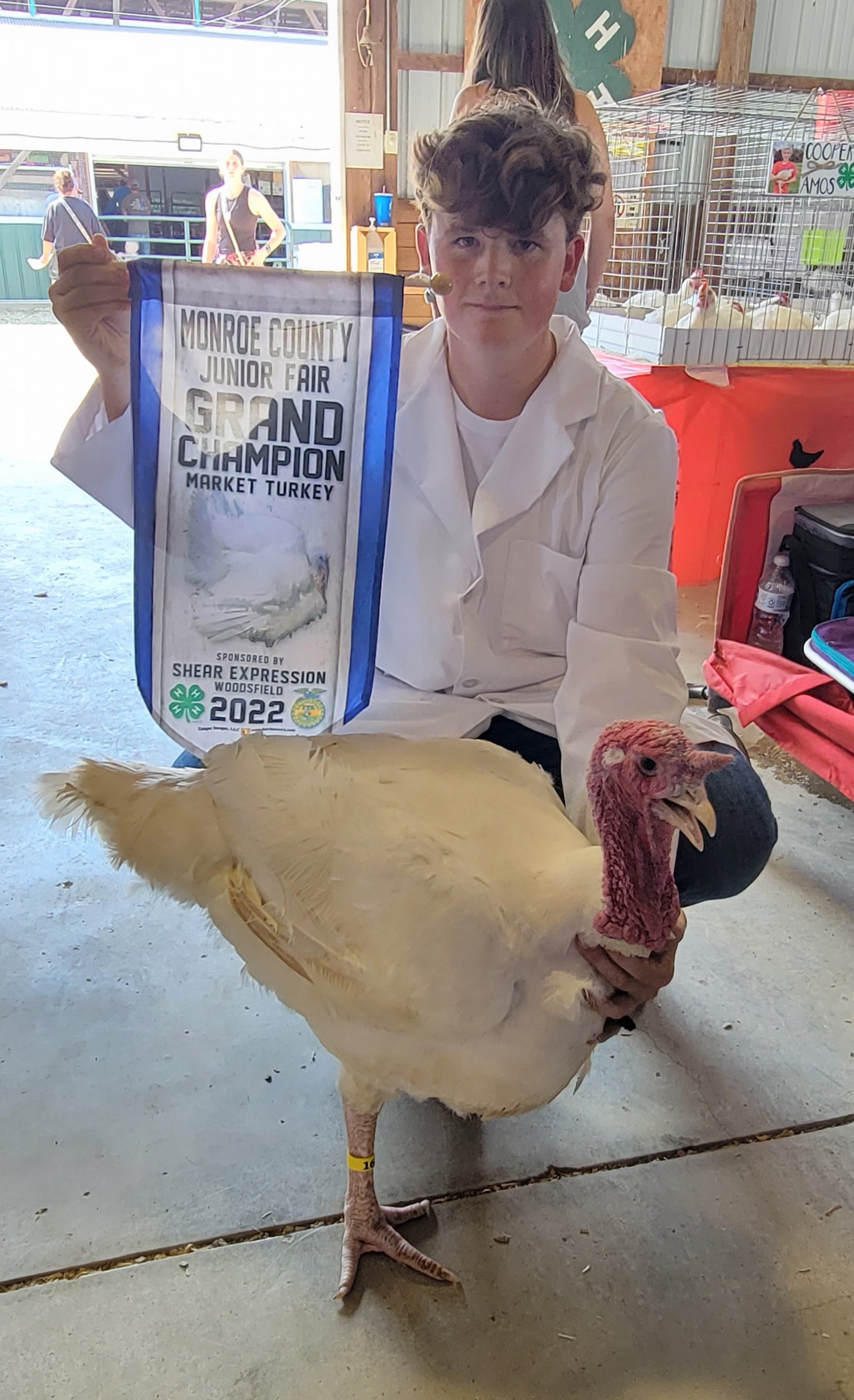 Grand Champion Market Turkey, 2022 Monroe County Fair