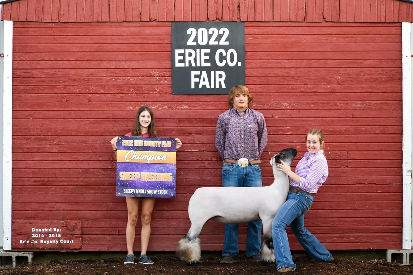 Grand Champion Breeding Sheep, 2022 Erie County Jr. Fair