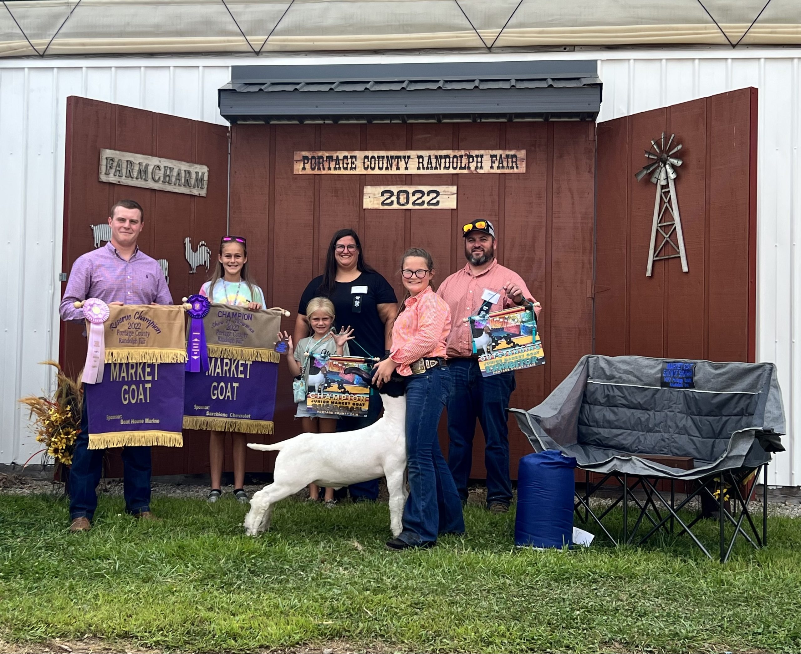 Reserve Champion Market Goat, 2022 Portage County Randolph Fair