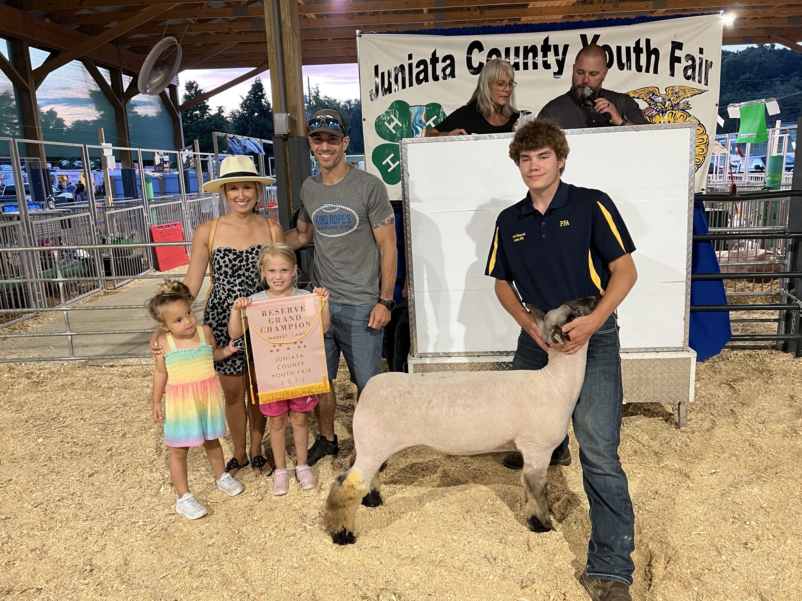Reserve Grand Champion Market Lamb, 2022 Juniata County 4-H Youth Fair