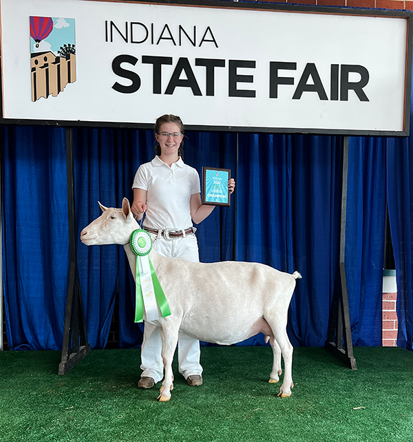 Grand Champion-Recorded Grade Milker, 2022 Indiana State Fair
