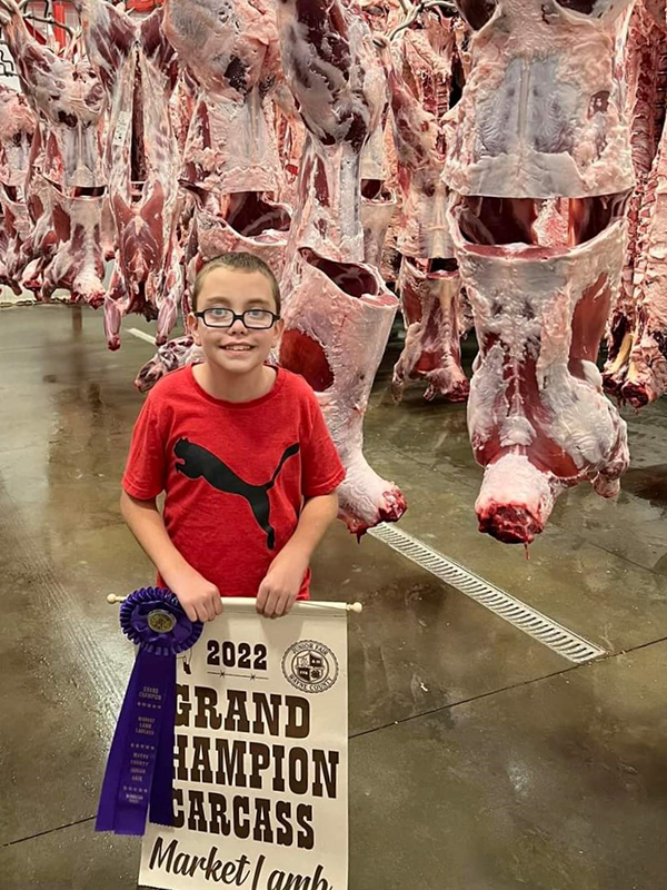 Grand Champion Carcass, 2022 Wayne County Fair