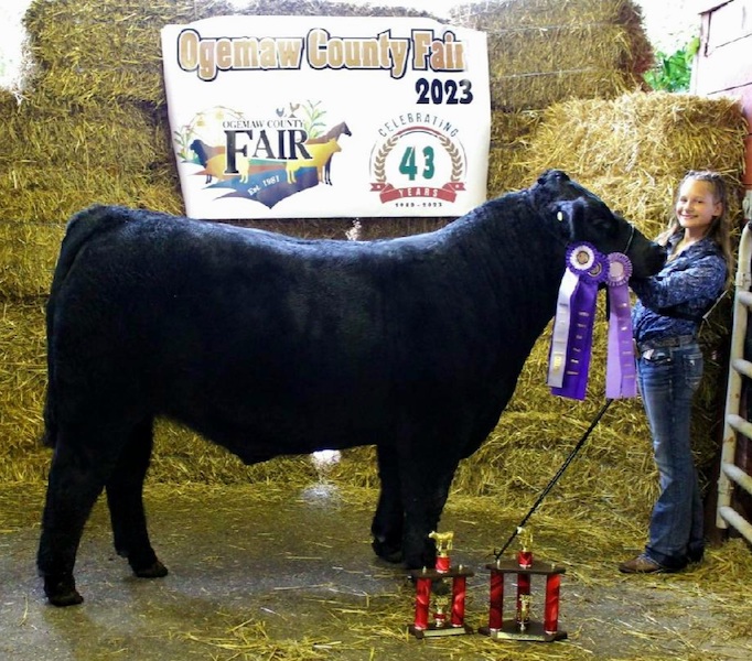 Reserve Champion Overall Market, 2023 Ogemaw County Fair