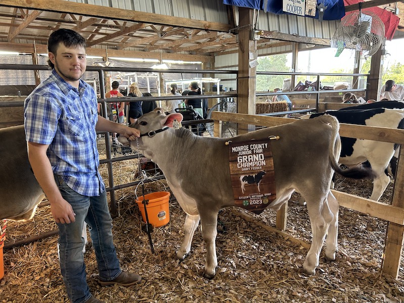 Grand Champion Dairy Feeder, 2023 Monroe County Fair